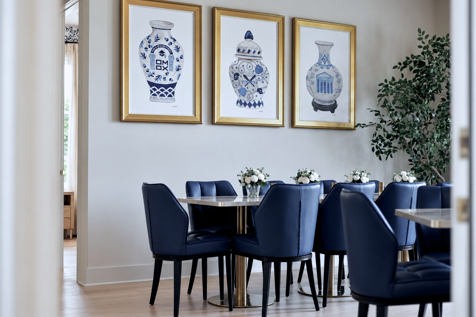 Hospitality dining setup